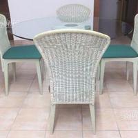 Set tavolo + sedie ROBERTI RATTAN