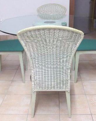 Set tavolo + sedie ROBERTI RATTAN