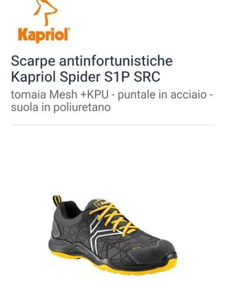 Scarpe antinfortunistiche 41 Kapriol - nuove