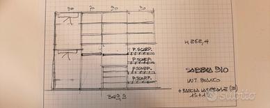 Armadio scorrevole LEMA con scarpiera