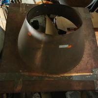 SCOSSALINA IN RAME PER CANNA FUMARIA DA 35CM