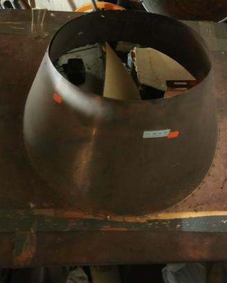 SCOSSALINA IN RAME PER CANNA FUMARIA DA 35CM