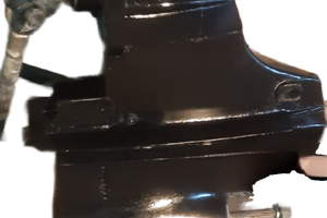 Piede poppiero mercuise bravo 1 eliche in acciaio