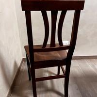 Sedie in noce modello silvia