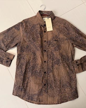camicia da uomo damascata gucci L