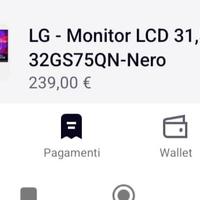 lg monitor ultragear 32 pollici 2k 180hz