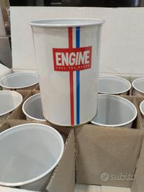 12 bicchieri Engine in latta per gin tonic nuovi i
