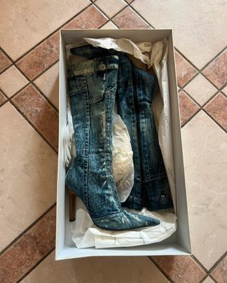 Stivali denim Mario Bologna (36)