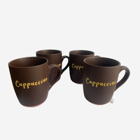 Set 4 tazze mug 340 ml - Cappuccino