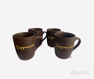 Set 4 tazze mug 340 ml - Cappuccino