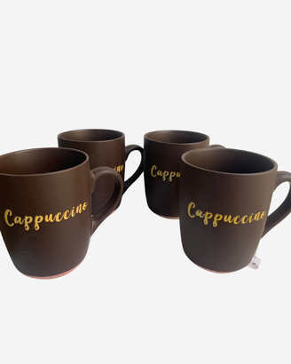 Set 4 tazze mug 340 ml - Cappuccino