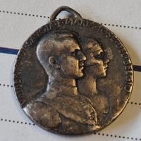 ROMA MEDAGLIA 1930 NOZZE TRA UMBERTO II E MARIA JO