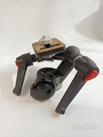 Testa Manfrotto a 3 vie 