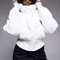 Giacca da sci bianca nuova 