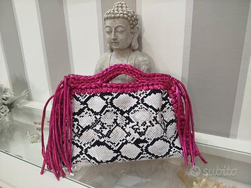 pochette ecopelle handmade 
