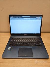 ASUS ZenBook UX430UAR i7 8550U 8GB RAM 512GB SSD