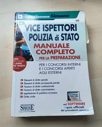 Manuale Vice Ispettore Polizia di Stato 
