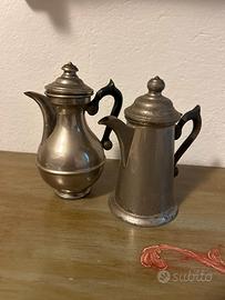 Coppia caffettiere vintage