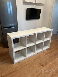 Scaffale IKEA KALLAX bianco 8 inserti (2x4)