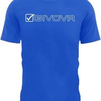 T shirt taglia L, marca Givova bianca o azzurra
