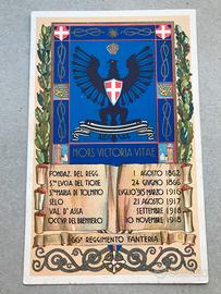Cartolina 66 reggimento fanteria regio esercito