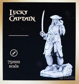 Lucky captain Jack sparrow miniature Perla nera 75