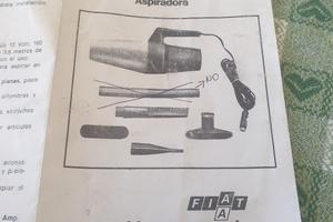 aspirapolvere FIAT vintage per auto