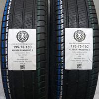 2 GOMME 195 75 16C KLEBER A64954