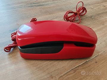 Telefono fisso vintage Telvo anni ’90 – rosso