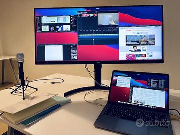 Monitor lg 34WN750P 34” QHD ultrawide ips