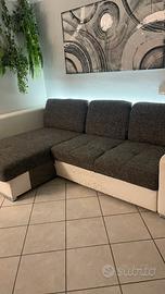 Divano letto angolare contenitore