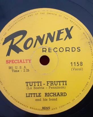 💿 Disco 78" LITTLE RICHARD – Tutti Frutti (1956)⚡