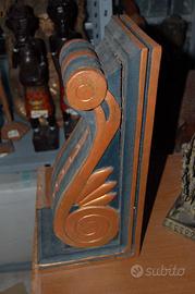 20 Capitelli angolari mensola in legno di teak 