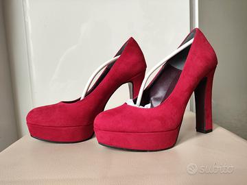 scarpe con tacco e plateau