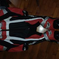 tuta  moto berik 2.0, canguro, taglia 52