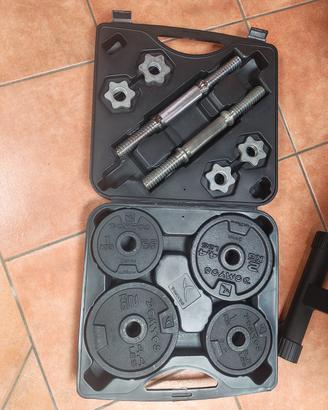 set valigetta pesi domyos