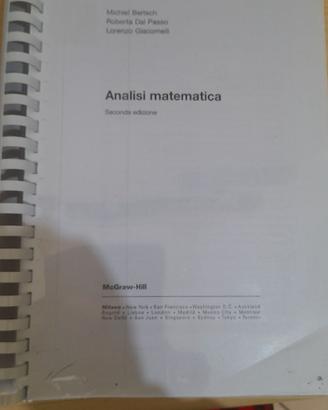 Analisi matematica di Bertsch, Dal Passo, Giacomel