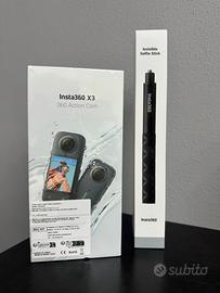 Videocamera Insta360 x3 Nuova