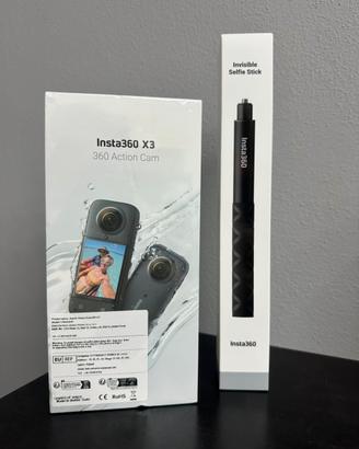 Videocamera Insta360 x3 Nuova