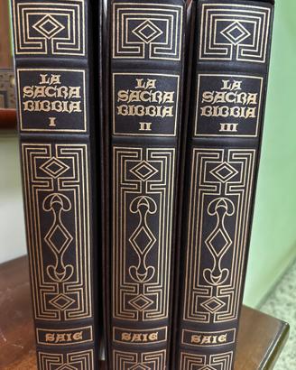 La Sacra Bibbia Saie in Oro 1914 1989 3 volumiLa S