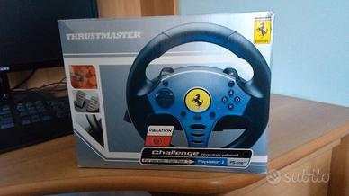 Volante con pedaliera PS2 PS1 originale Ferrari