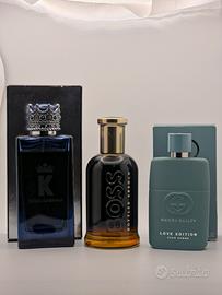 Tris Profumi Dolce & gabbana hugo boss gucci