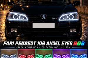 Fari Tuning Custom Peugeot 106 2^ Serie Angel Eyes