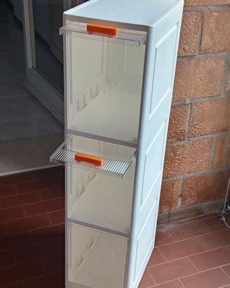 mobiletto salvaspazio con 3 ripiani 