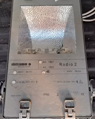 faro Disano da esterno 150w 