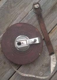 Cordella metrica antiquariato vintage pelle acciai