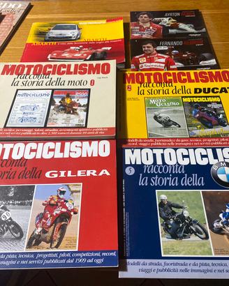 Ampia collezione di libri auto e moto e viaggi