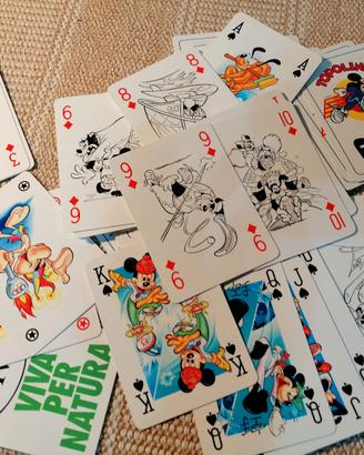 carte da gioco zuegg topolino 1995