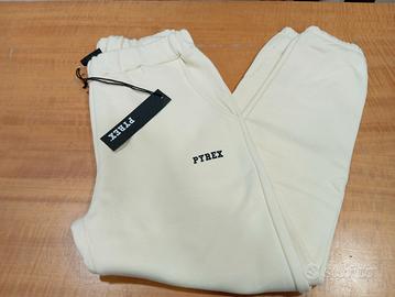 Pantalone tuta Pyrex panna tg M