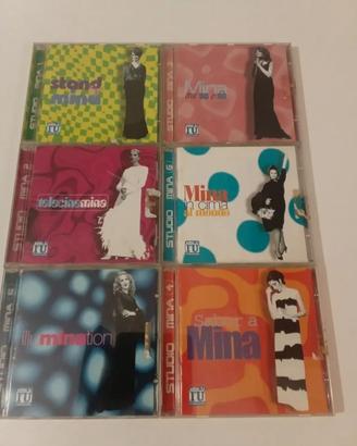 Lotto di 6 CD musicali della serie Studio Mina